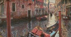 "Reds of Venice" Oil Painting
