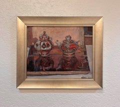 "Russian Tea Party: First Cousins" (2016) By Daud Akhriev, Oil Painting