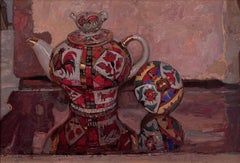 "Russian Tea Party: In a Relationship" (2016) By Daud Akhriev, Oil Painting