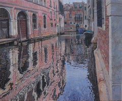 "View from Ponte de Piscina, Venice" Oil Painting
