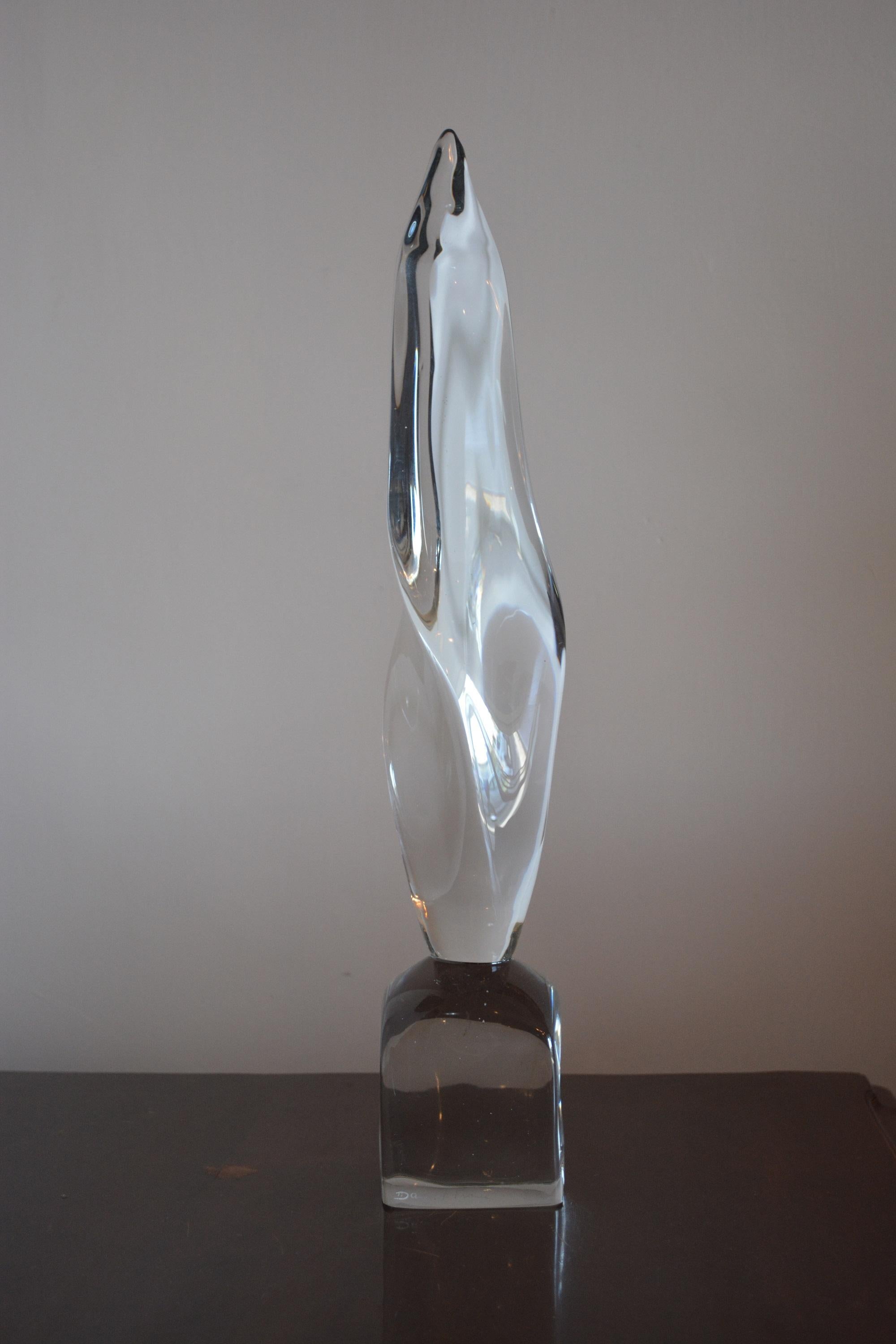 Other Daum 1956 Crystal French Sculpture For Sale
