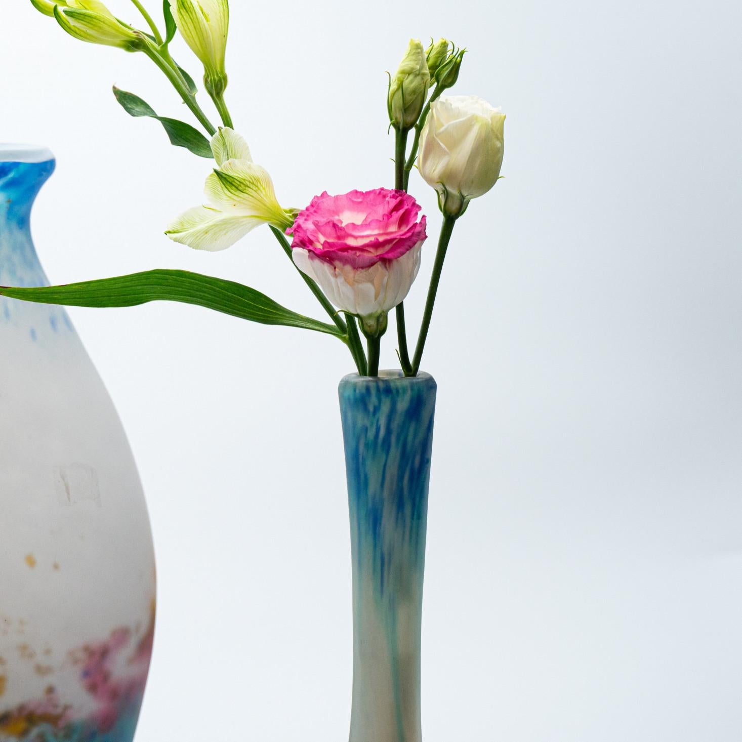 Altro I. Muller Firmato, Set di 5 vasi in Pâte de verre, Francia, 1930 in vendita
