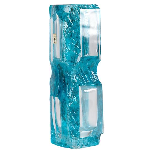 Daum, Argos, Green Glass Vase, France, 1974