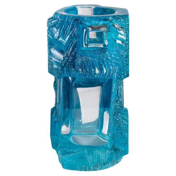 Daum, Argos, Green Glass Vase, France, 1974