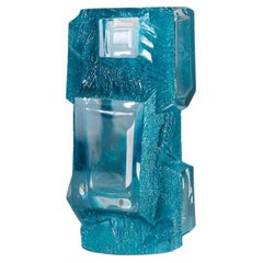 Daum, Argos, Green Glass Vase, France, 1974