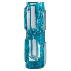 Daum, Argos, Green Glass Vase, France, 1974