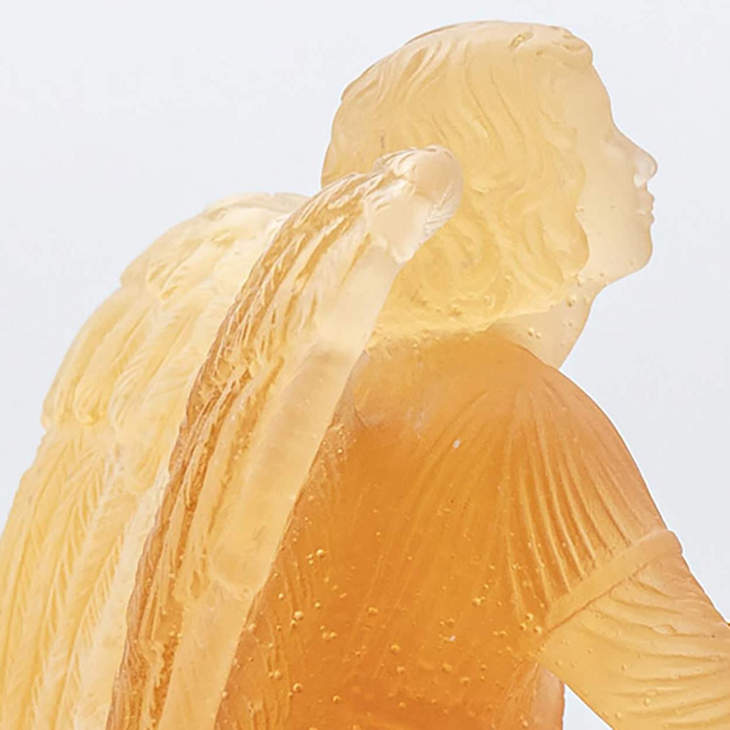 Fin du 20e siècle Sculpture d'ange en verre d'art de Daum, France 1970 en vente