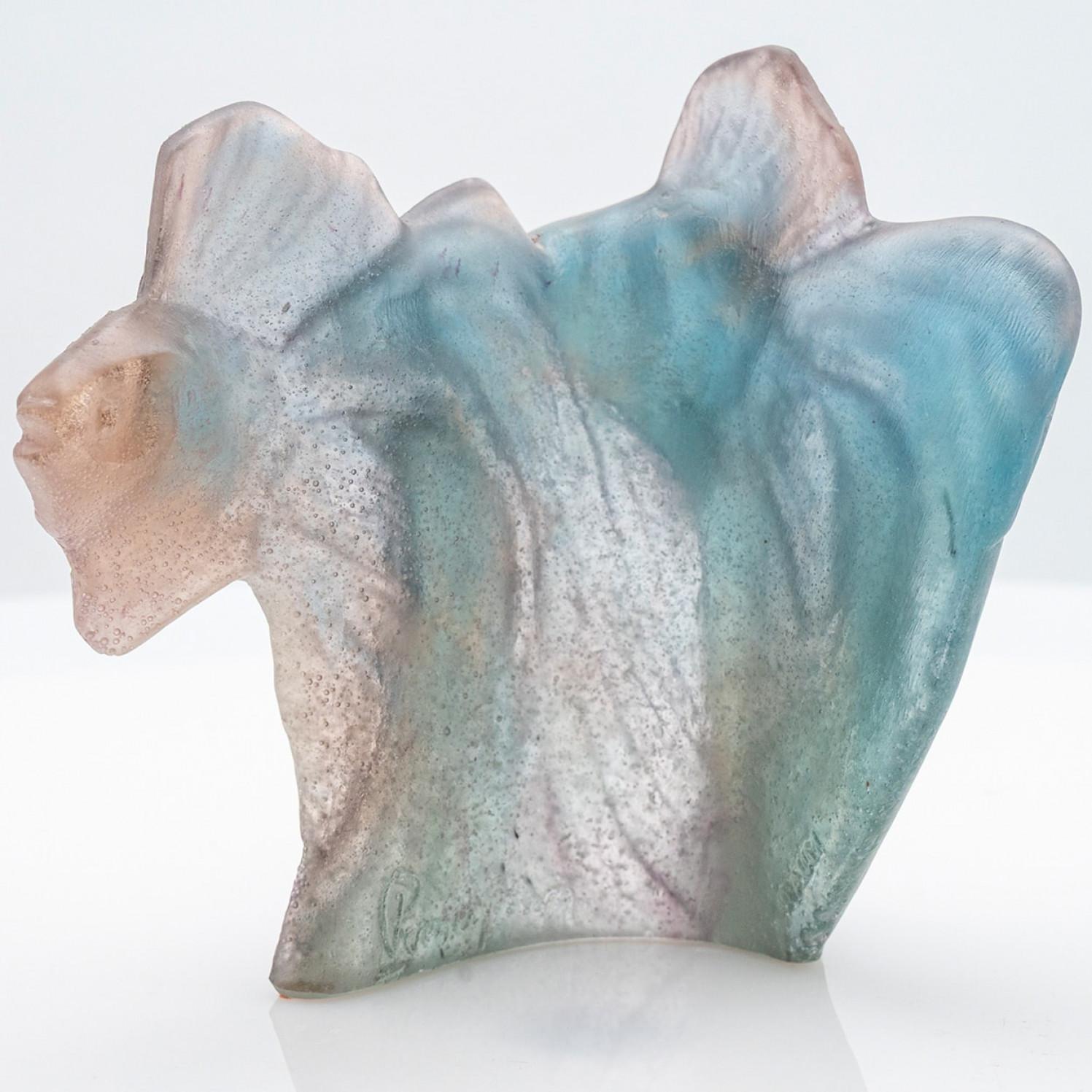 Daum Art Glass Fishes Skulptur Multicolor, Frankreich (Sonstiges) im Angebot