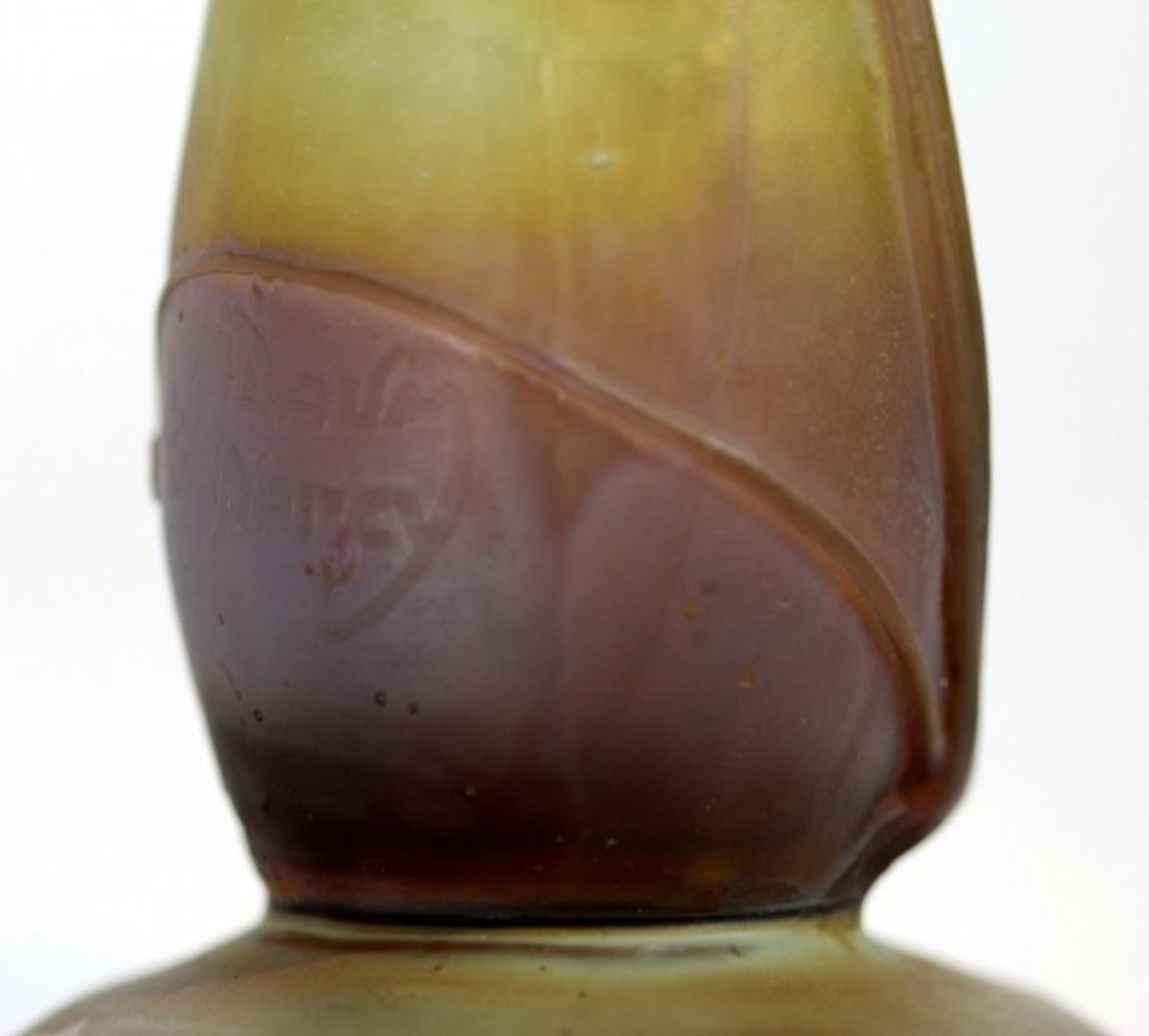 Daum Autumn Vase For Sale 1