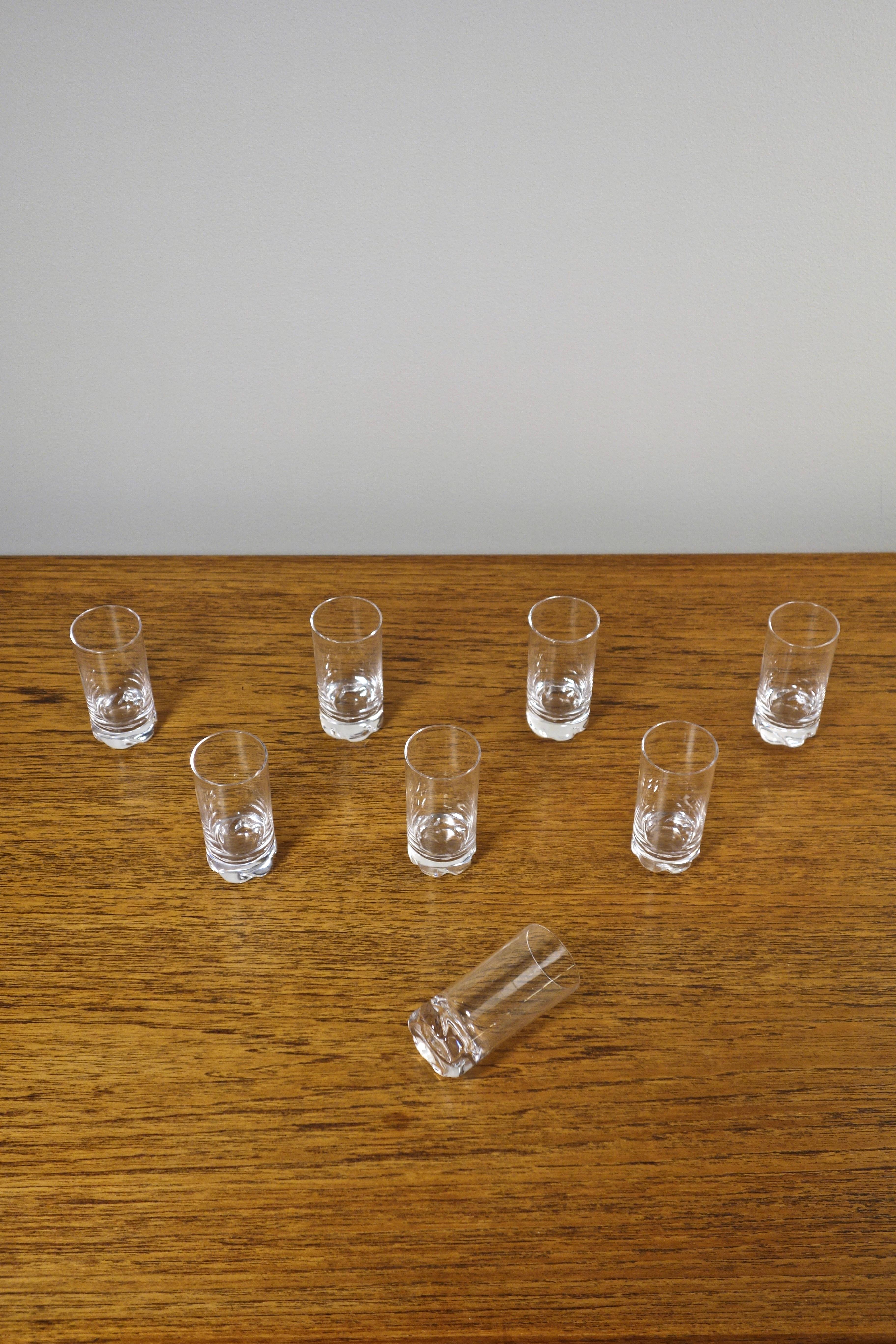 Français Verres à liqueur Daum Blanzey, France, années 1950