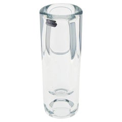 Daum by De Belroy Tall Crystal Tumbler Vase, Galaxie Collection, 1970s