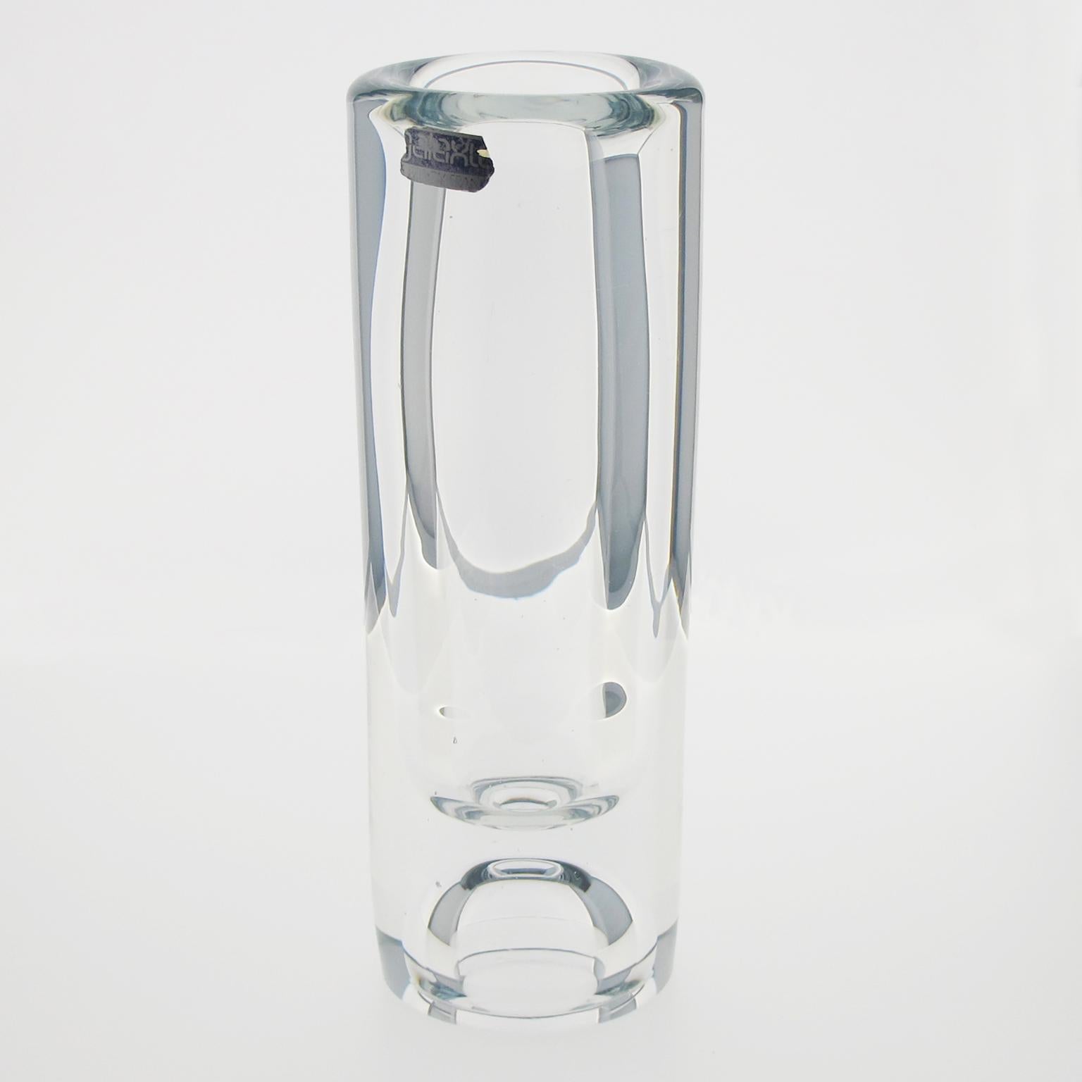 Daum by De Belroy Tall Crystal Vase, circa 1970 For Sale 2