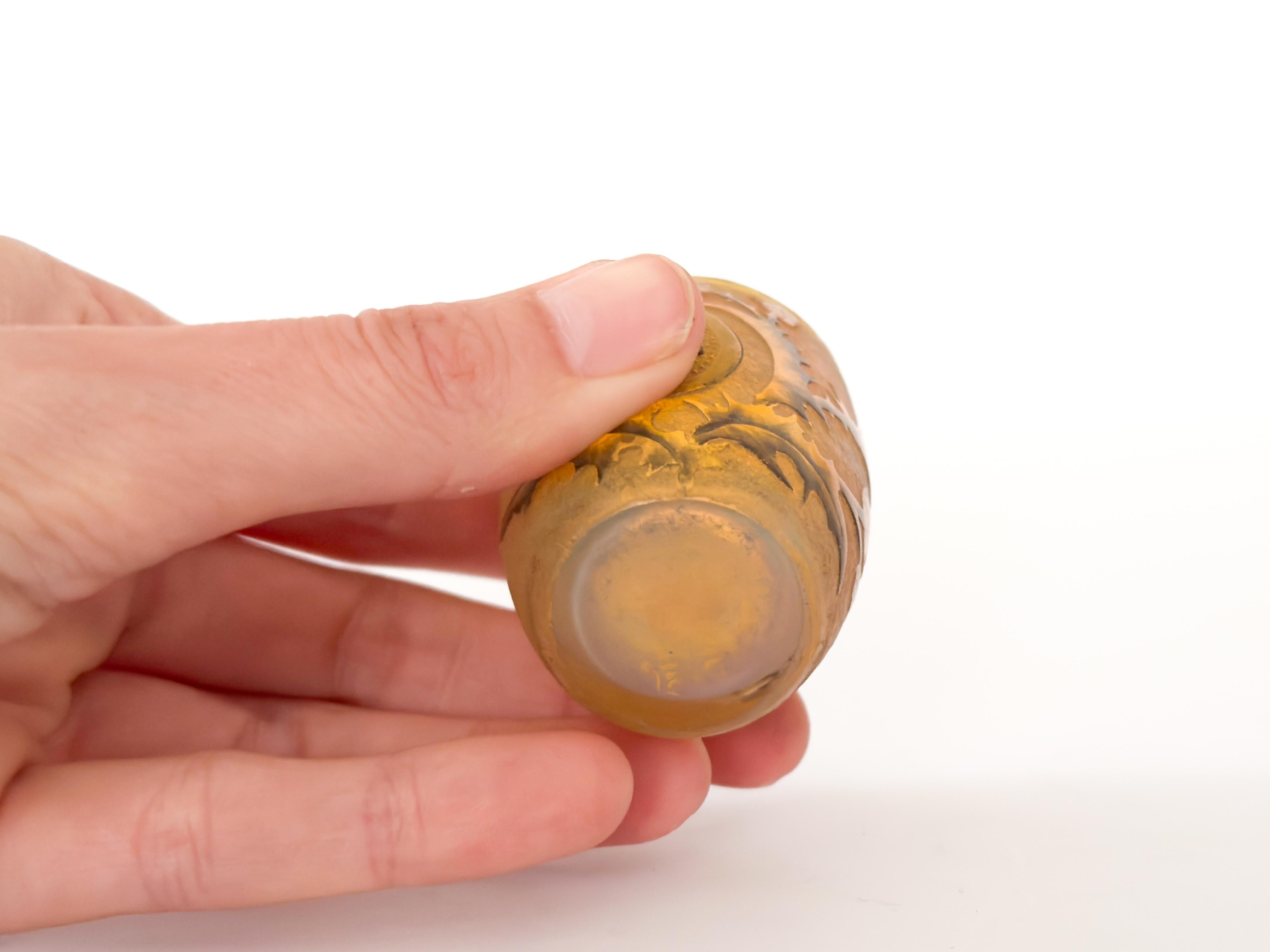 Calice Daum, Vaso di vetro, Croce di Lorrain, 1906 in vendita 6