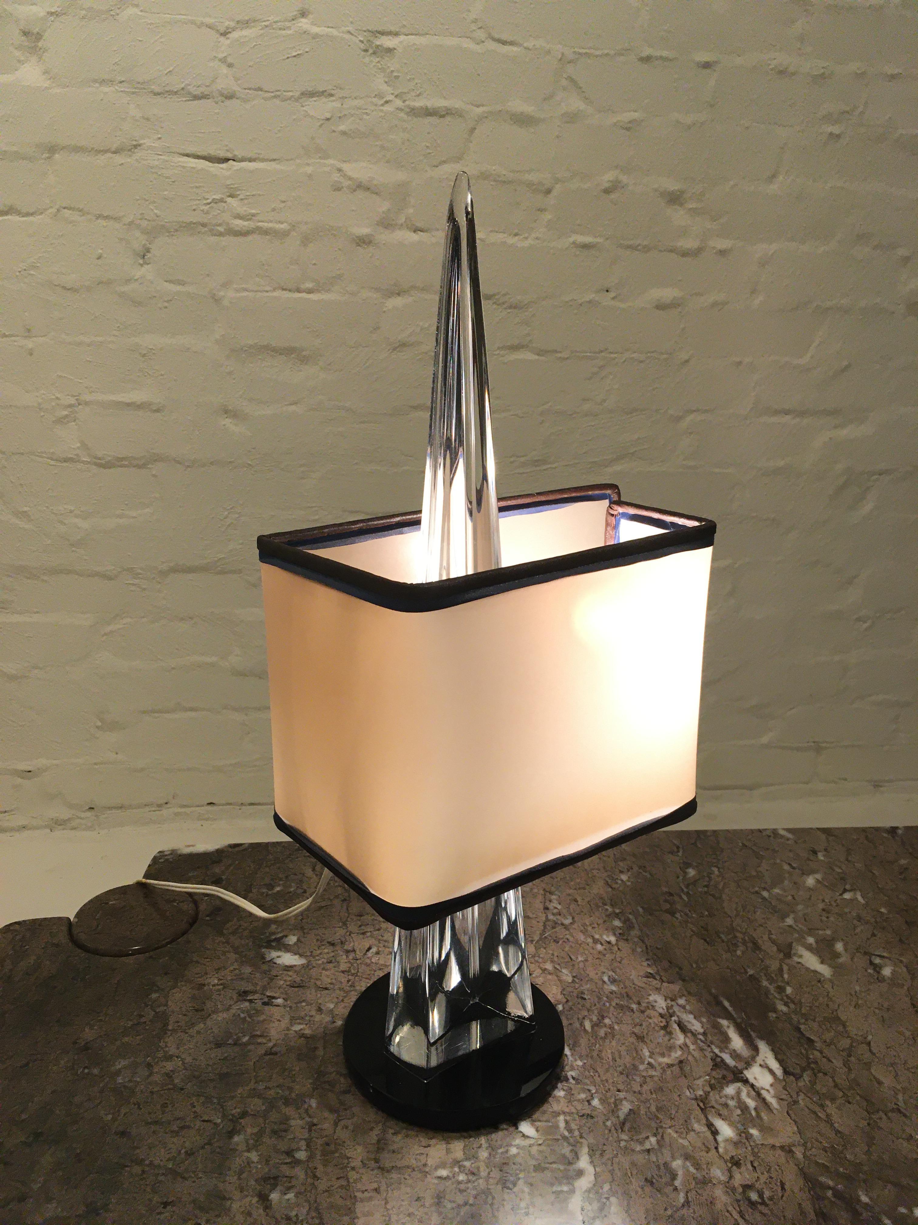 crystal table lamp