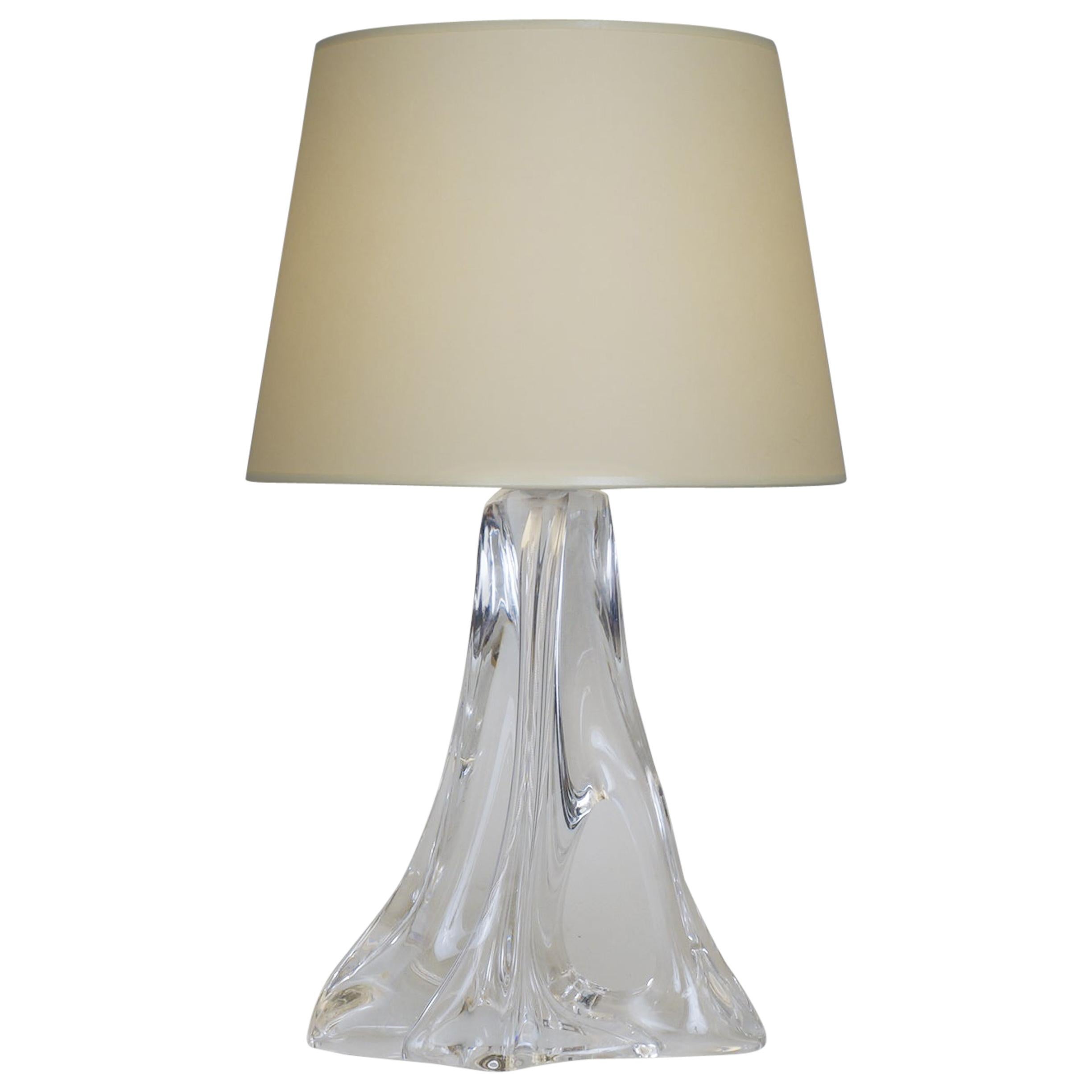 Daum Cristal Table Lamp For Sale