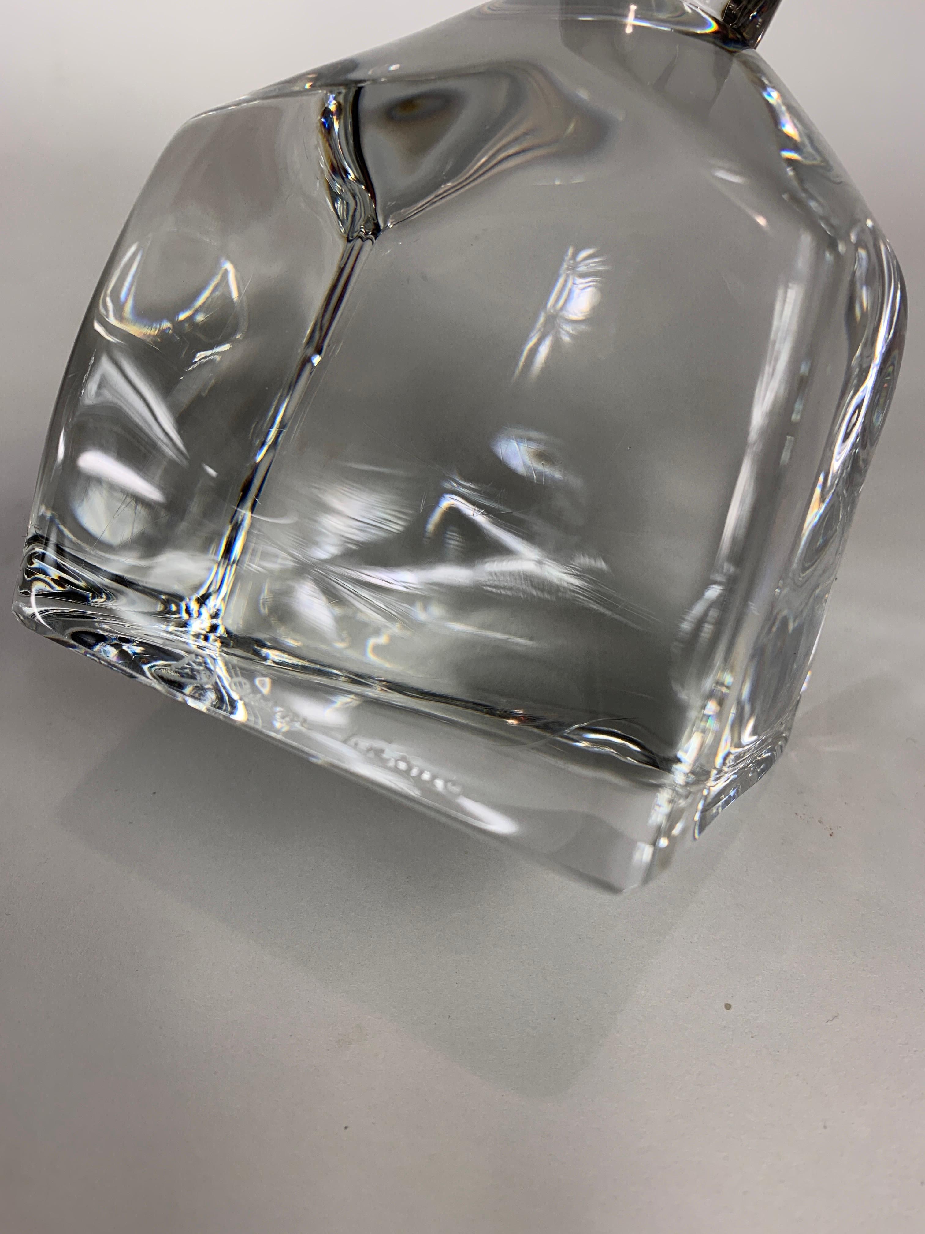 Daum Crystal Abstract sculpture 1