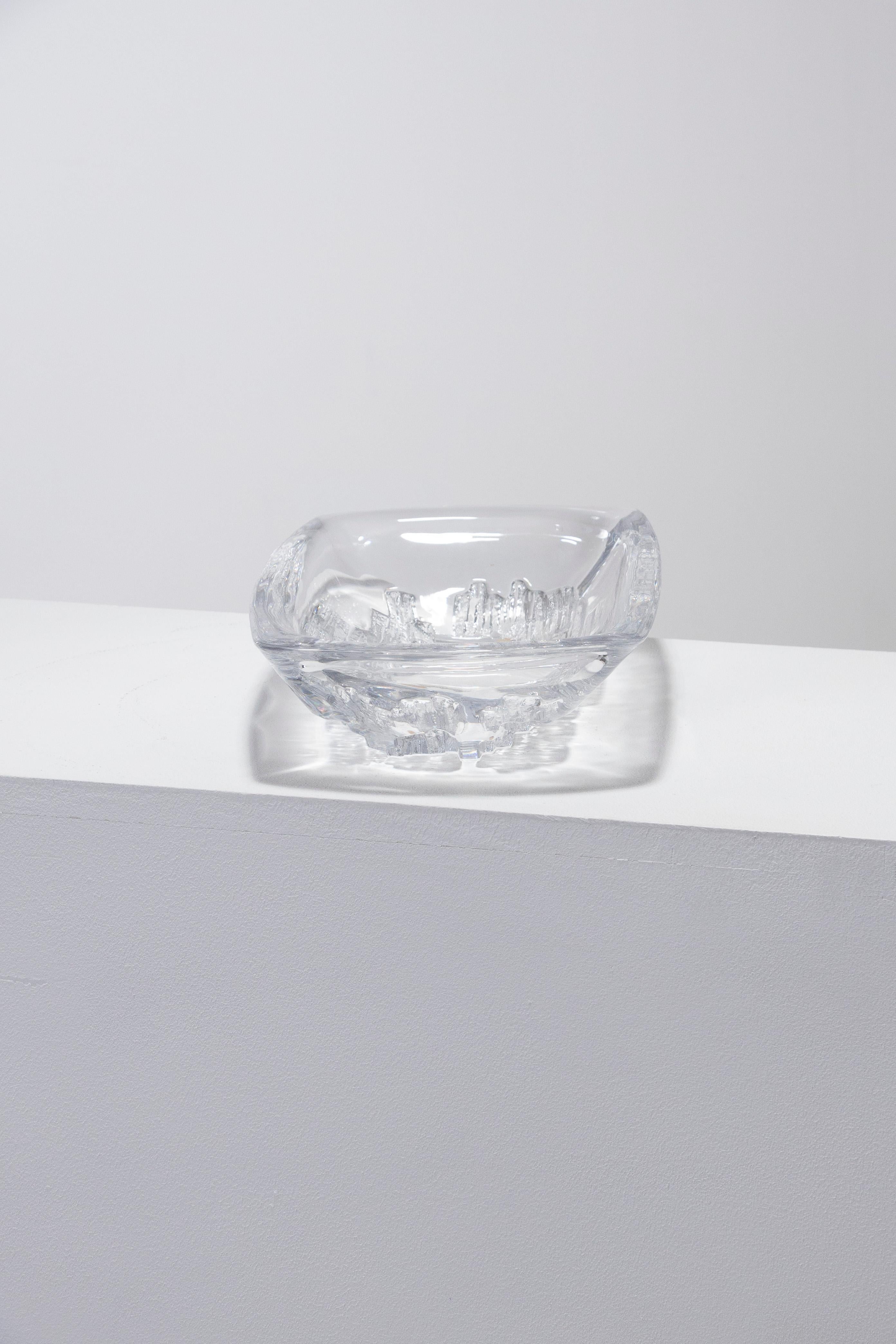 20th Century Daum Crystal Bowl, 1940s For Sale