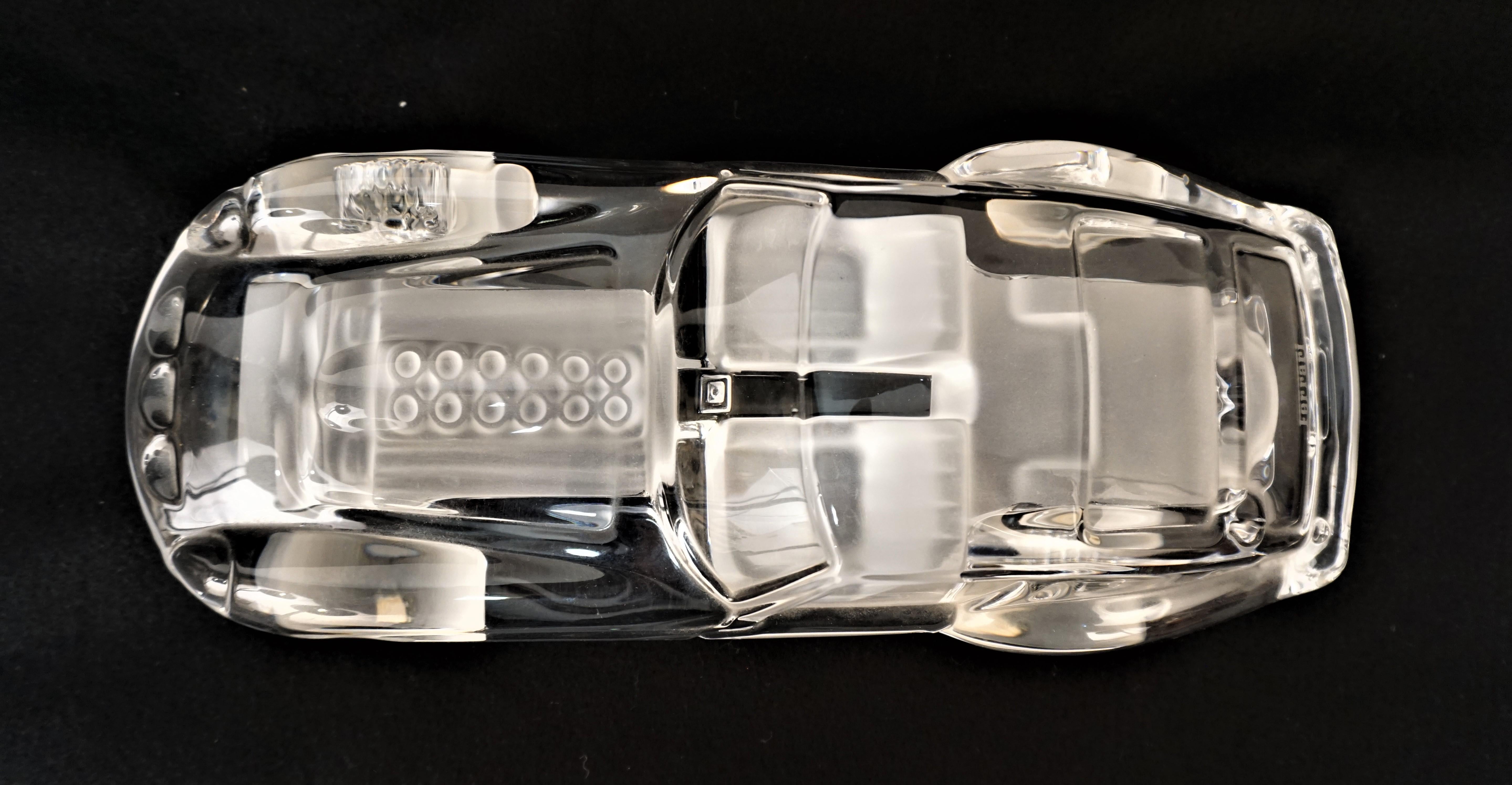 Daum Crystal Ferrari 250 GTO Sportwagen aus Kristall (Französisch)
