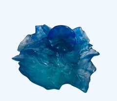 Bol à fleurs Pate de Verre en cristal de Daum