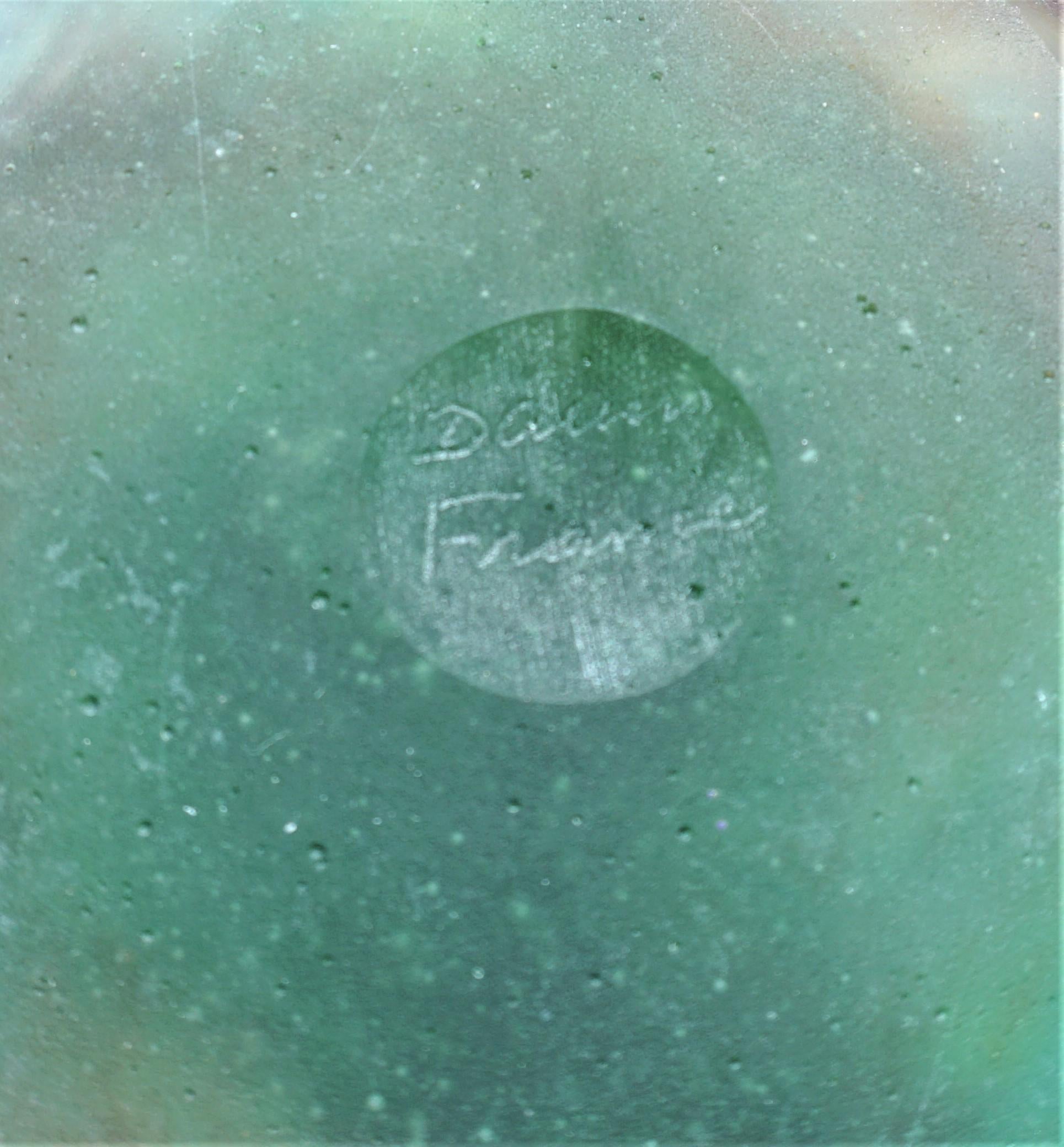 Daum Crystal Pate de Verre Vase 2