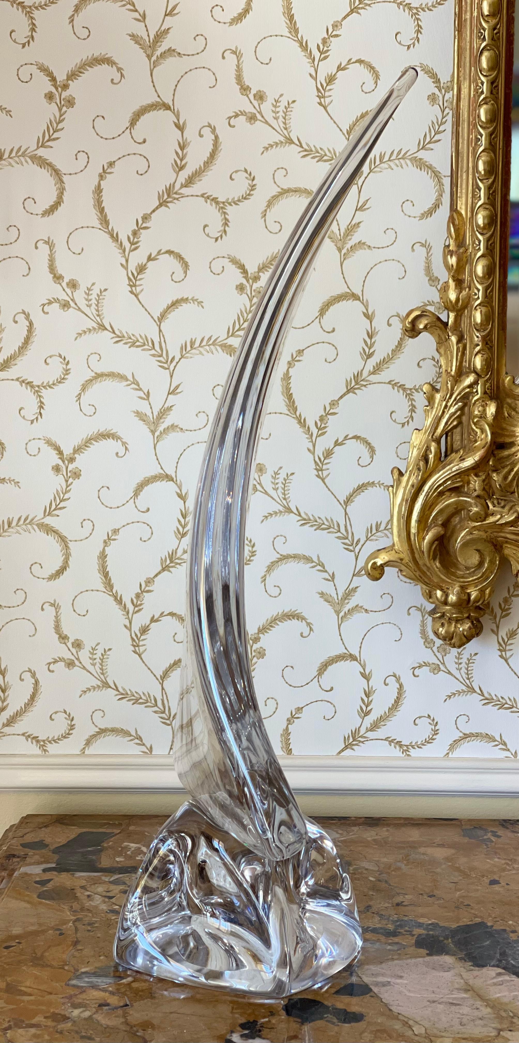 Daum - Crystal Sail, 20th Century For Sale 4