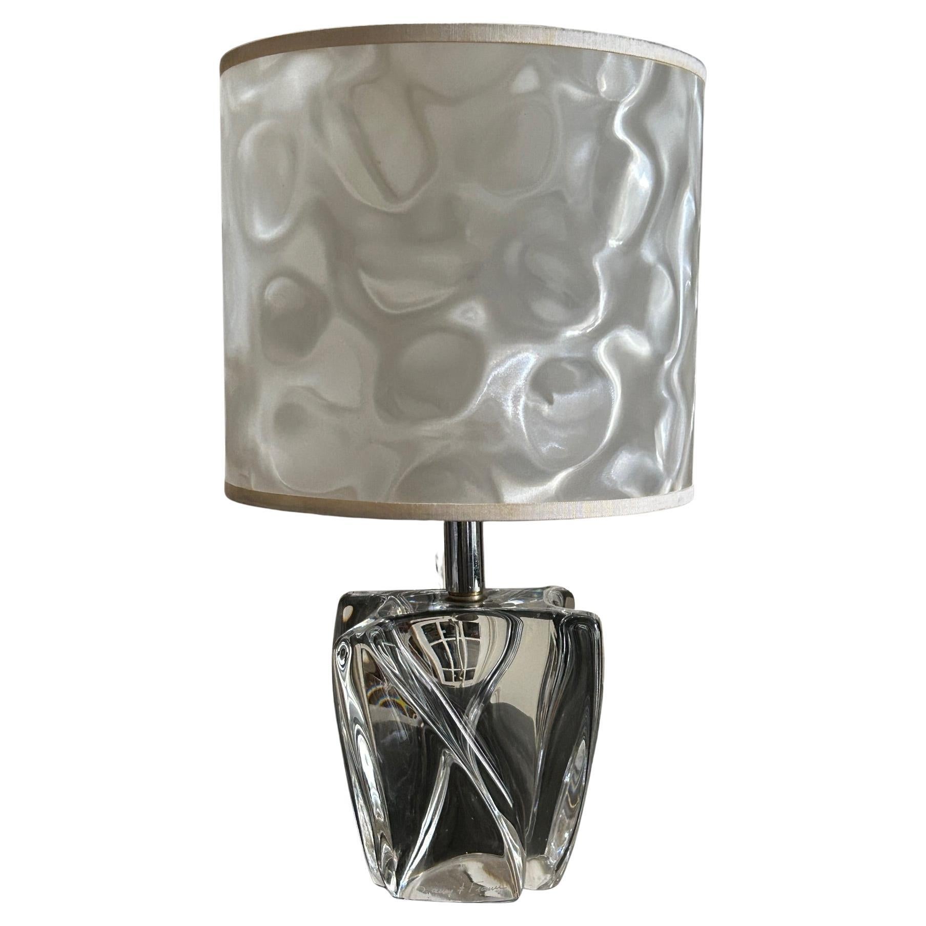 Daum crystal table lamp