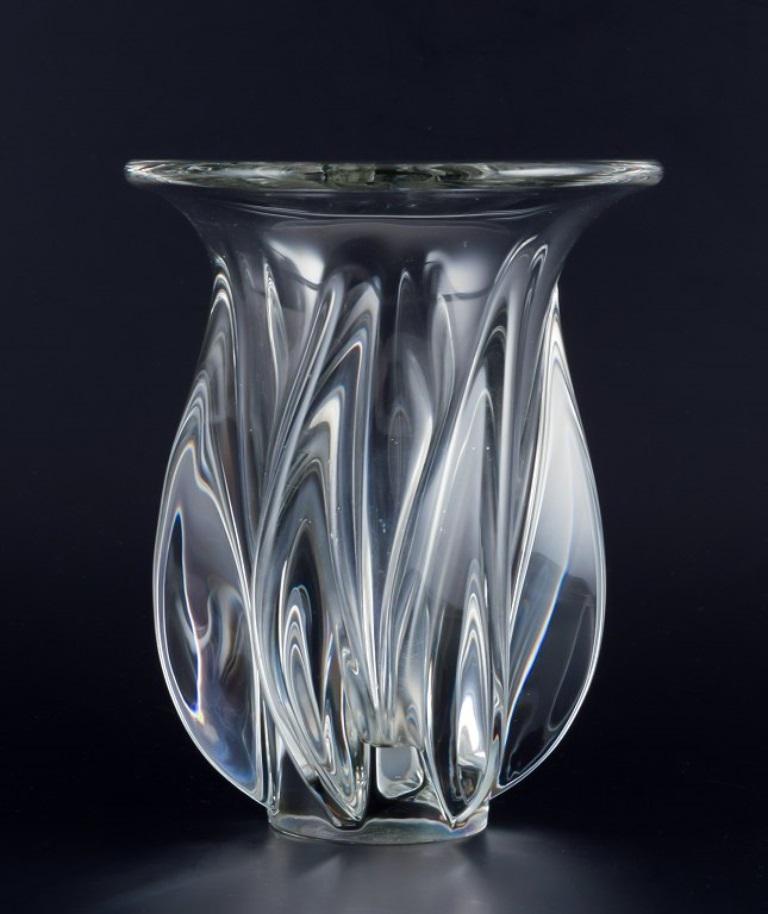 Daum, Frankreich. Kunstglasvase aus Kristall. Art déco-Stil. 1930er/40er Jahre (Französisch) im Angebot