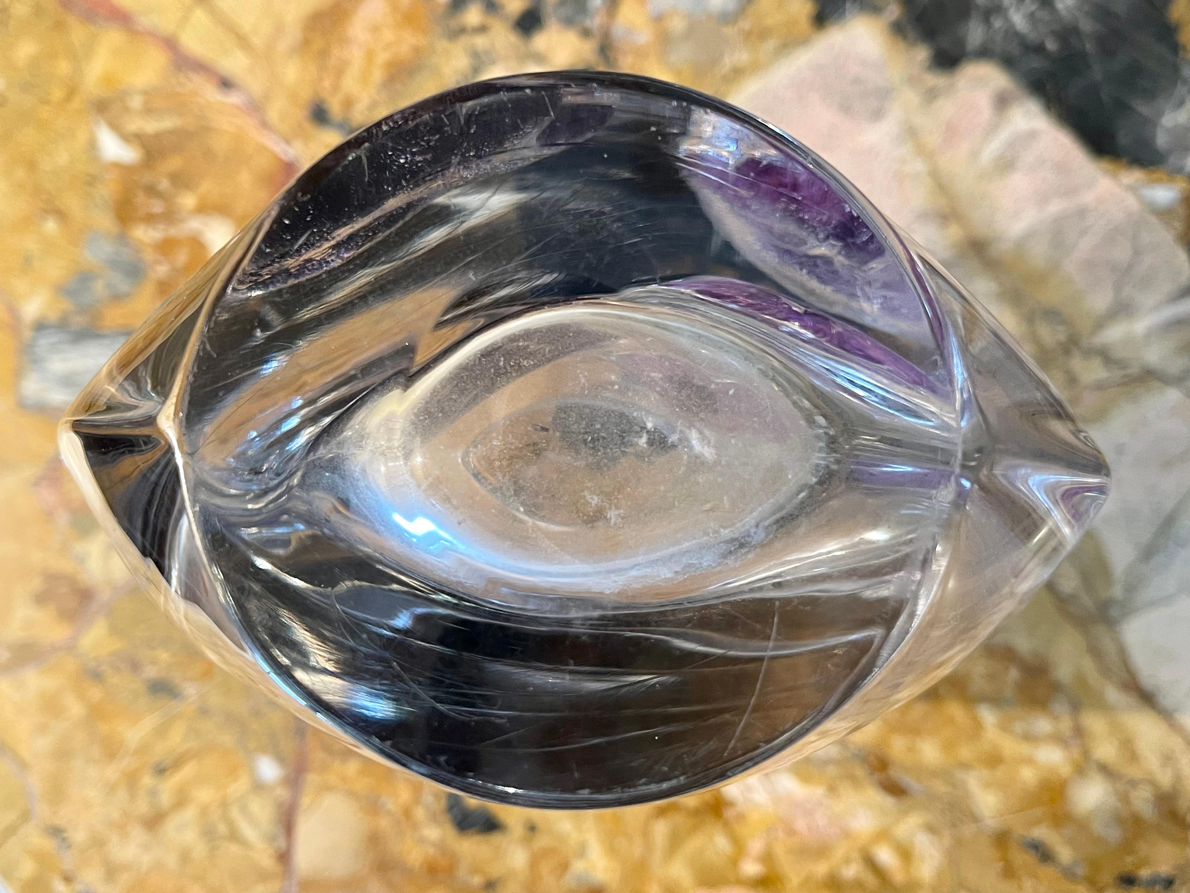 Daum Francia, stile Art Nouveau, Vaso di cristallo Coppelia, XX secolo in vendita 5
