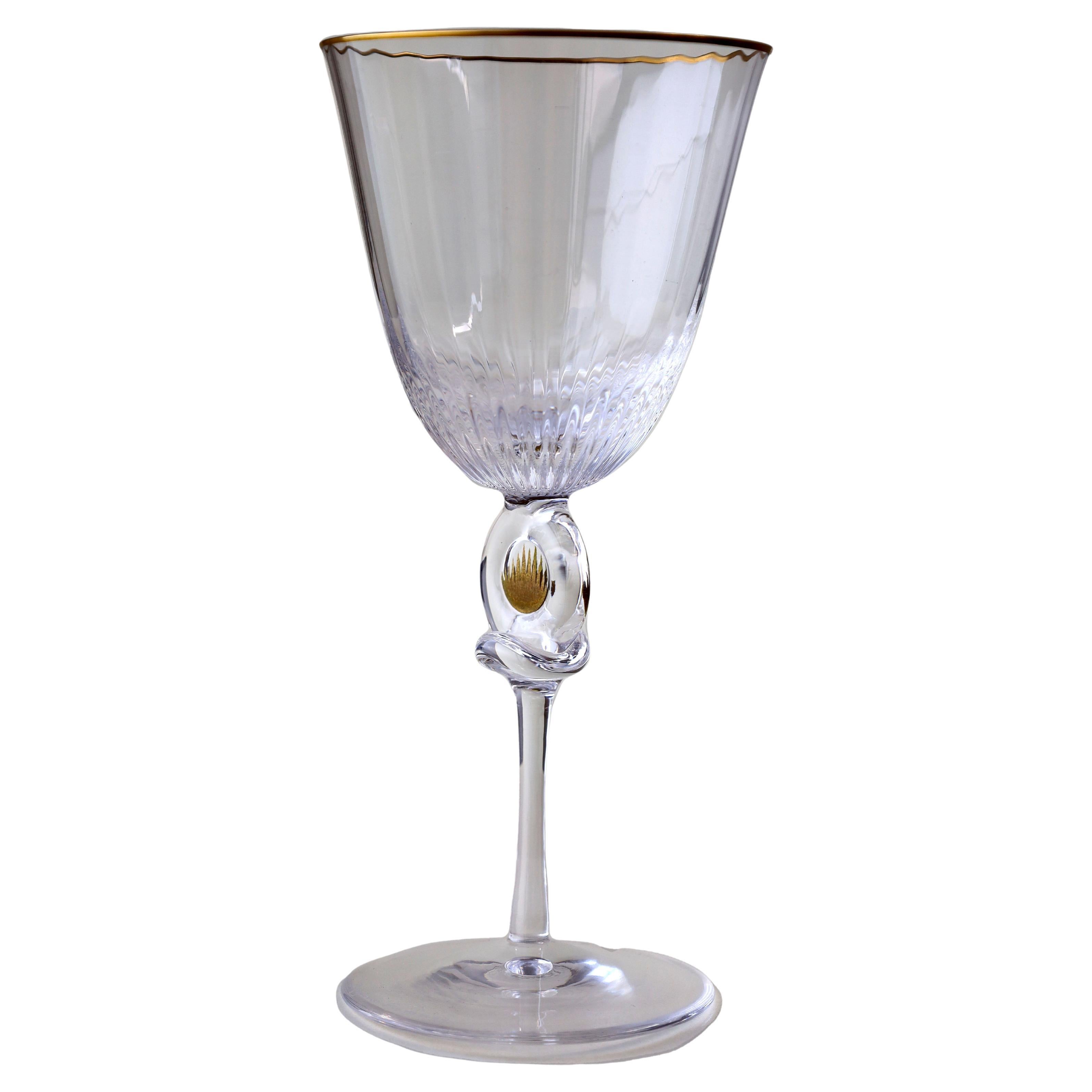 Daum France "Boule d
Or" Set de 6 verres à vin