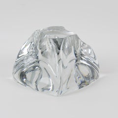 Daum France Crystal Desktop Accessory Paperweight Sculpture, circa 1950