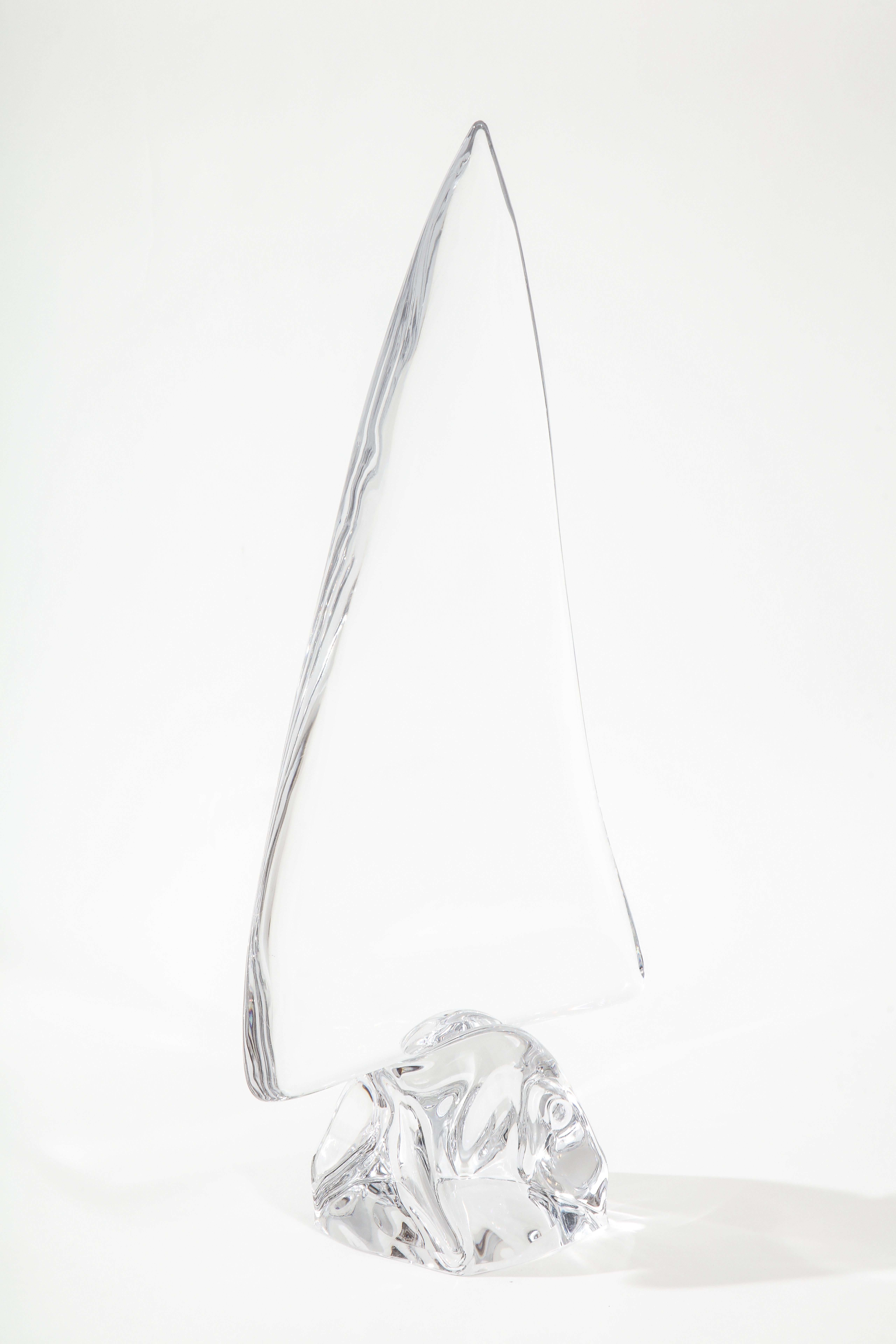 Daum France Crystal Sailboat Sculpture 5