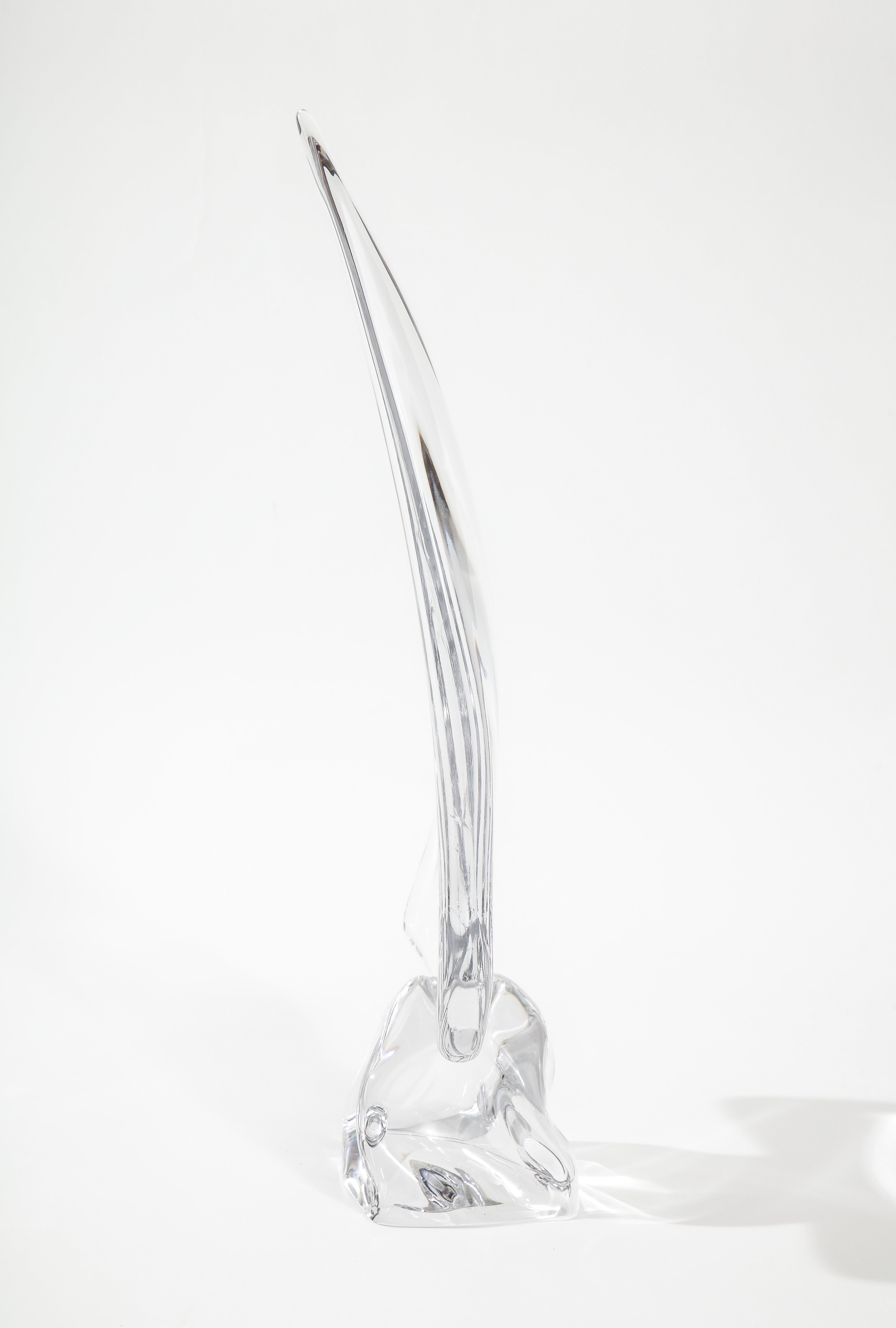 Daum France Crystal Sailboat Sculpture 6