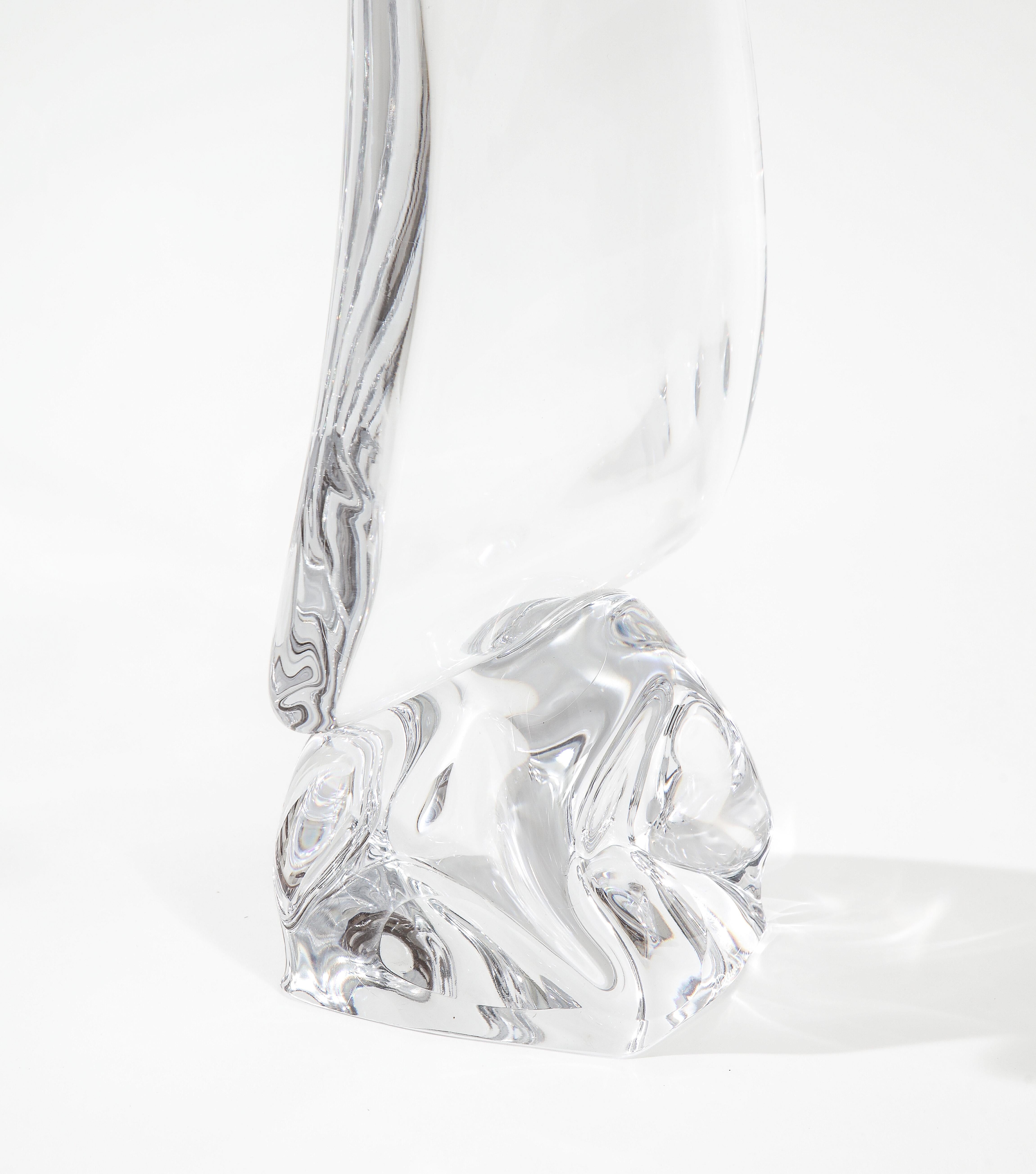 Daum France Crystal Sailboat Sculpture 9