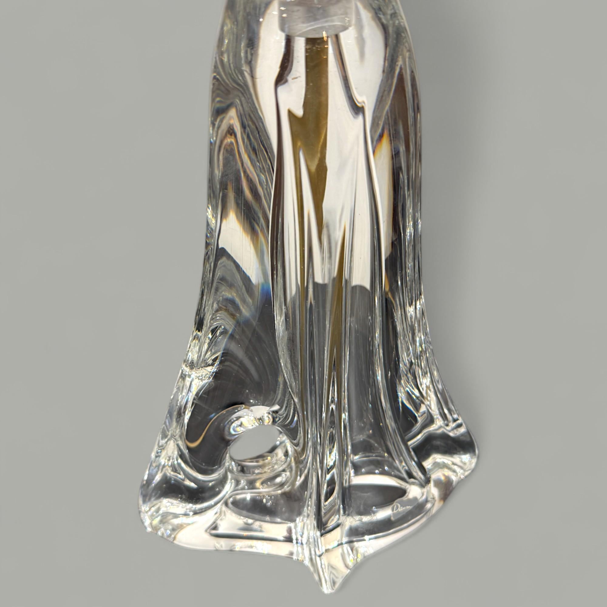 Daum France Crystal Table Lamp, 20th Century For Sale 7
