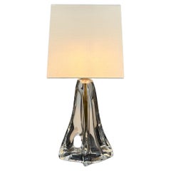 Daum France Crystal Table Lamp, 20th Century