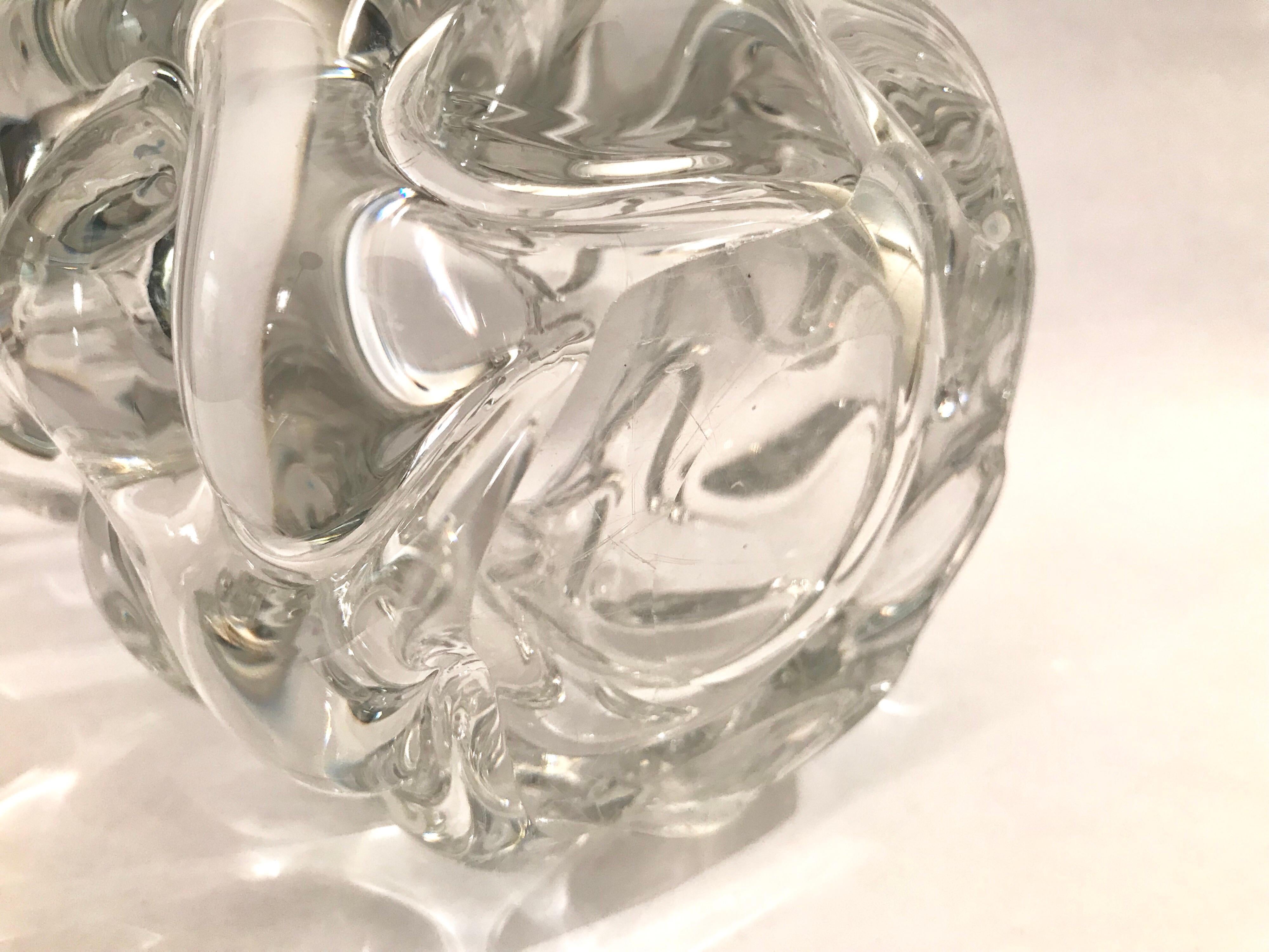 Vase en cristal de Daum France 4