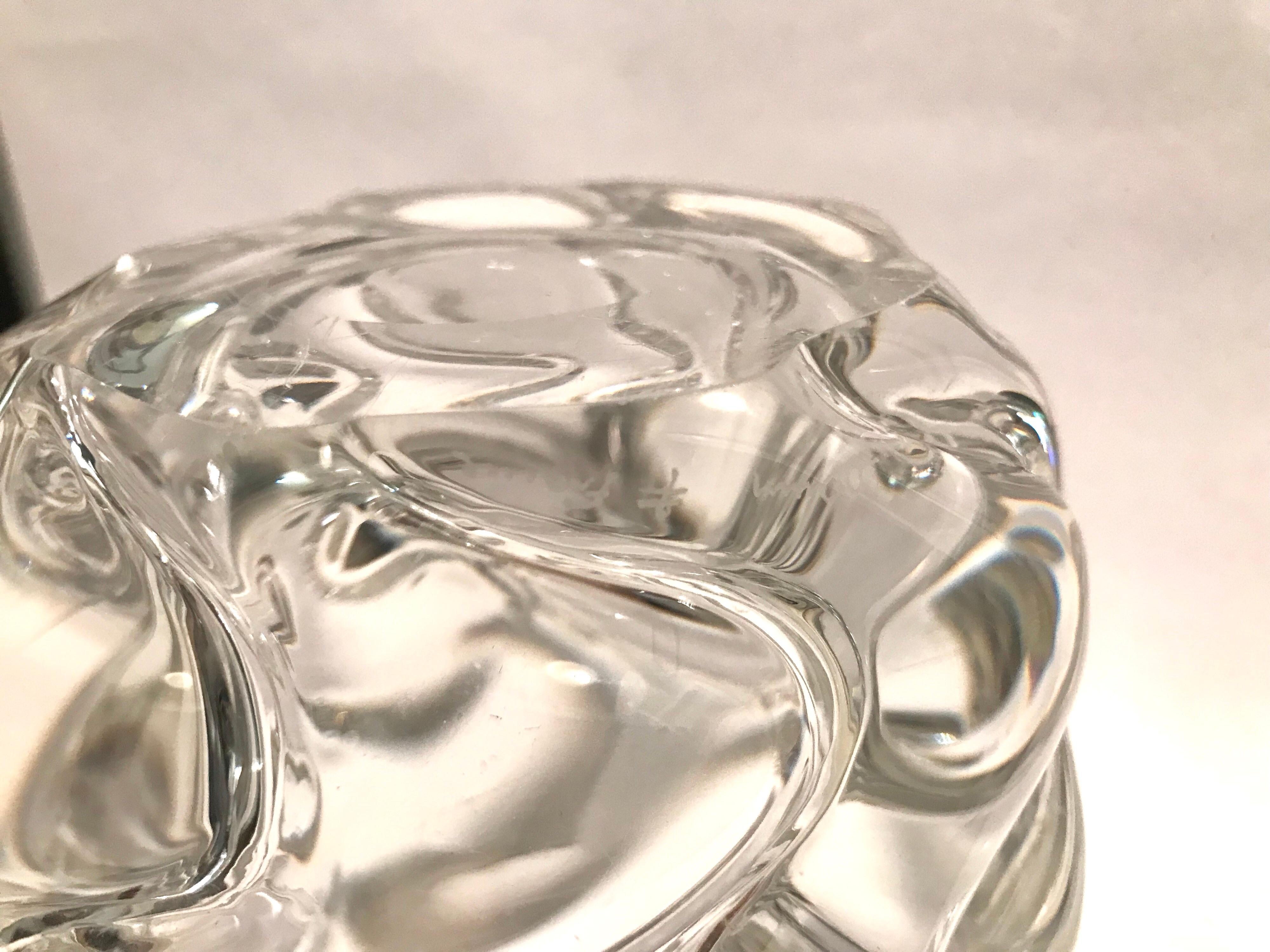 Vase en cristal de Daum France 6