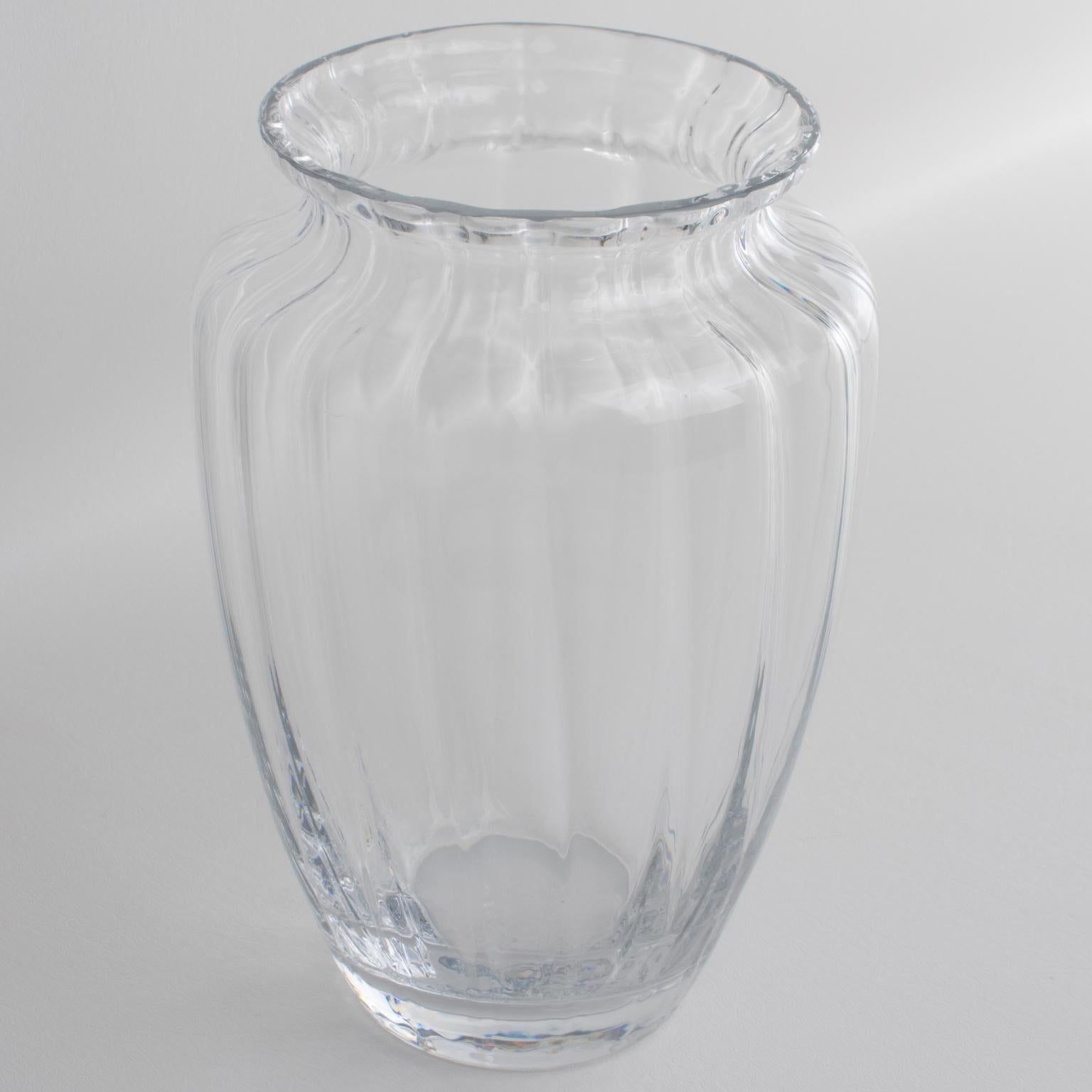Francese Vaso di cristallo Daum France in vendita