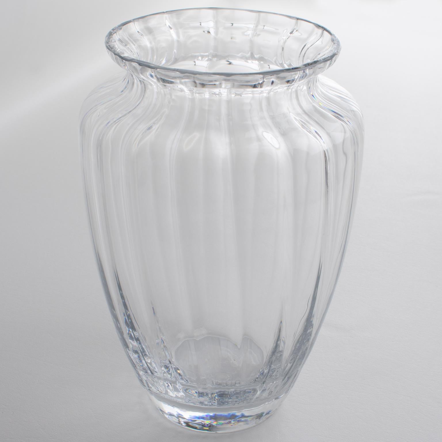 Vaso di cristallo Daum France in vendita 1