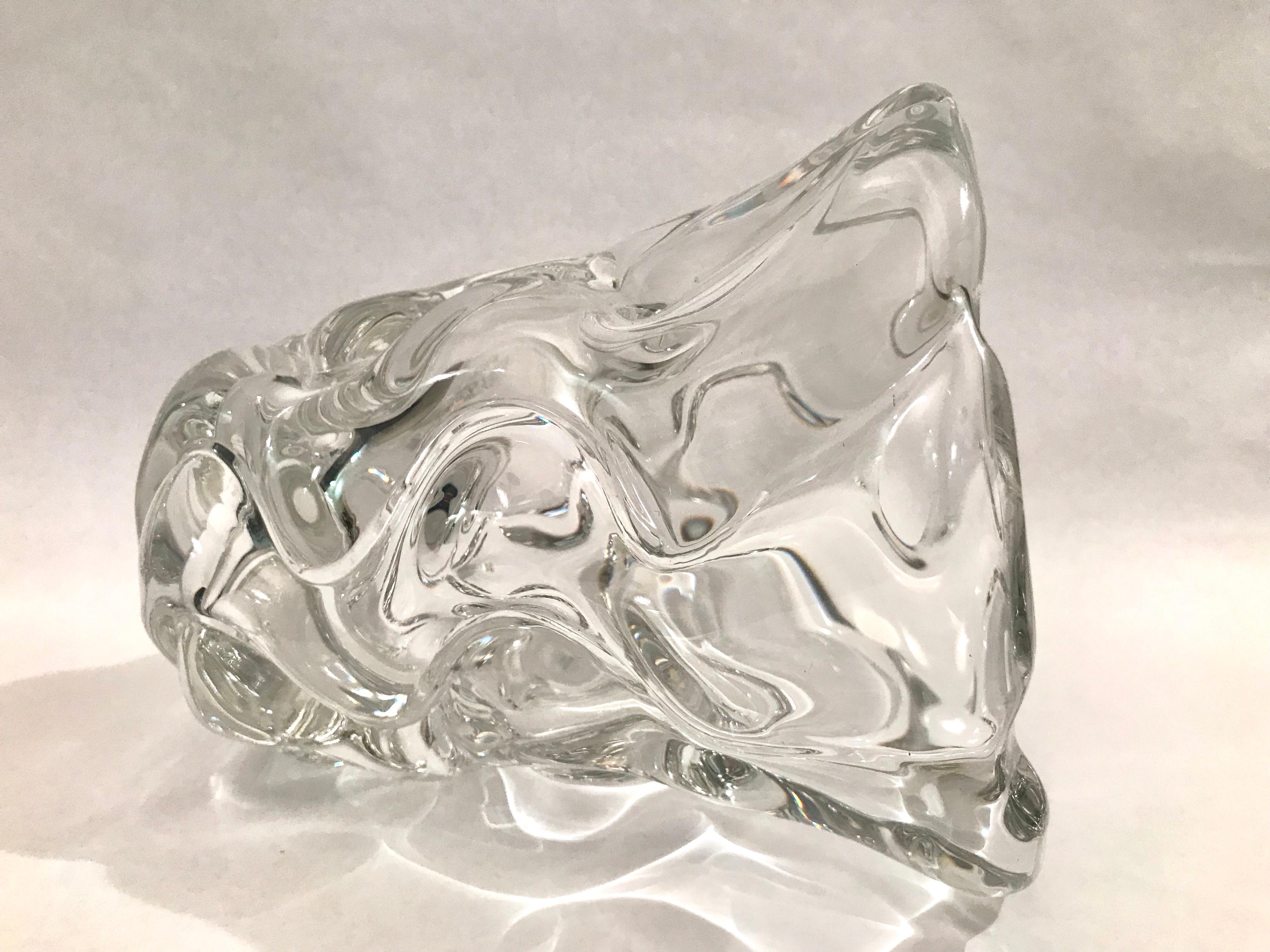 Vase en cristal de Daum France 1