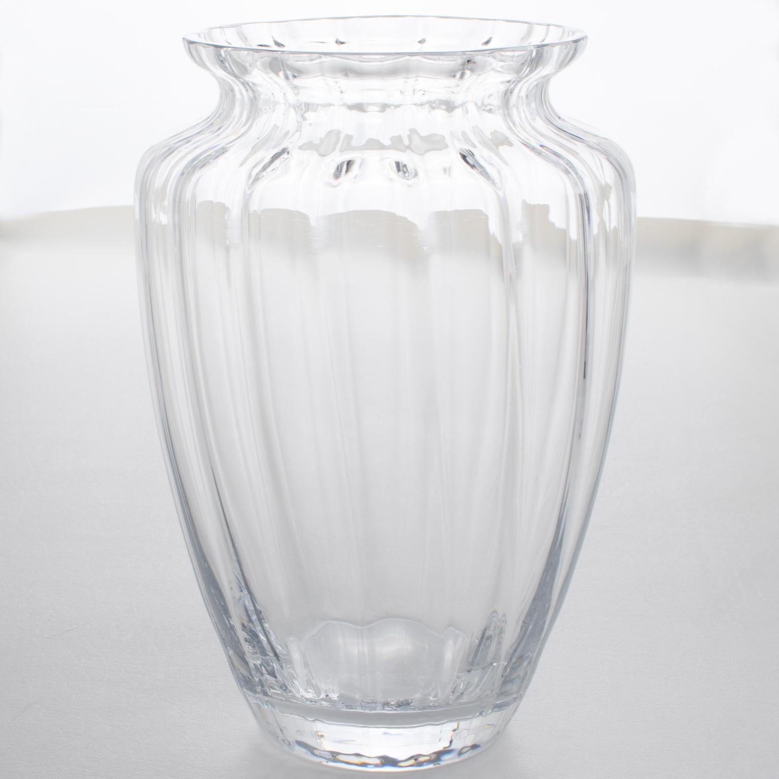 Vaso di cristallo Daum France in vendita 2