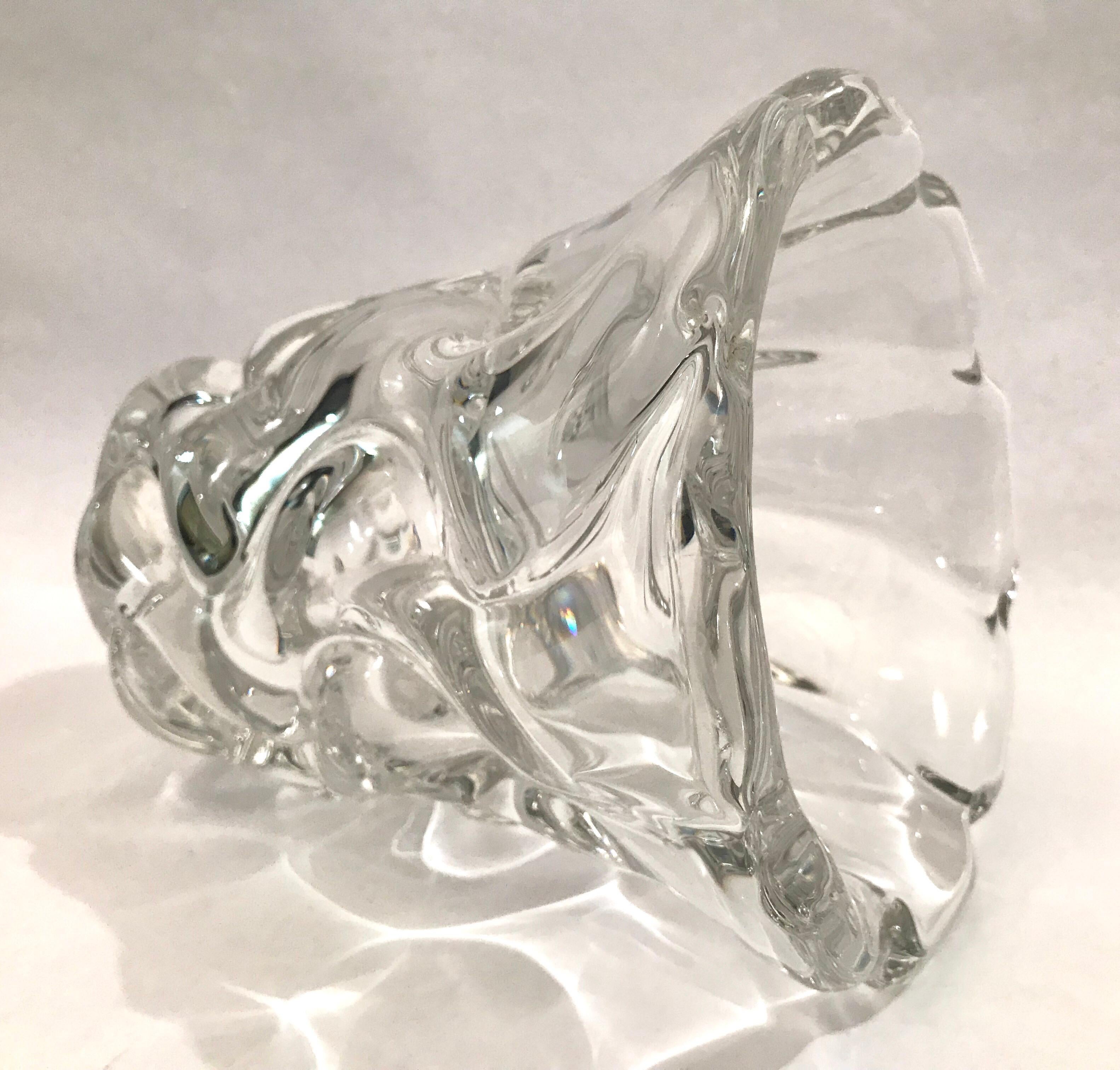 Vase en cristal de Daum France 2