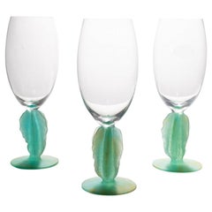 Daum France et Mc Connico Hilton "Cactus" Glass