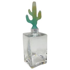 Daum France & Mc Connico Hilton "Cactus" Decanter