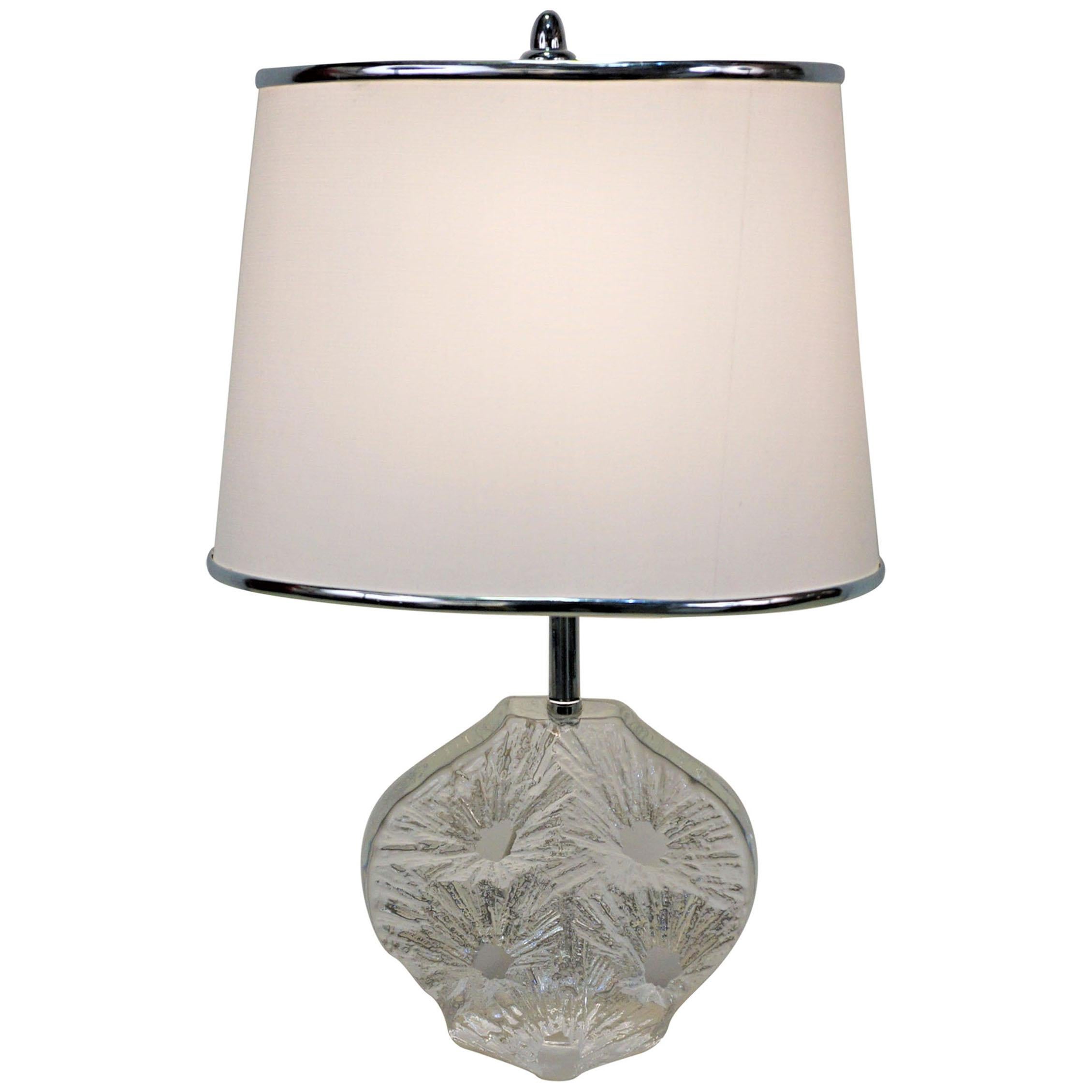 Pair of Daum Crystal Lamps at 1stDibs