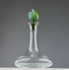 Daum France, "Palm" Carafe, France 1980