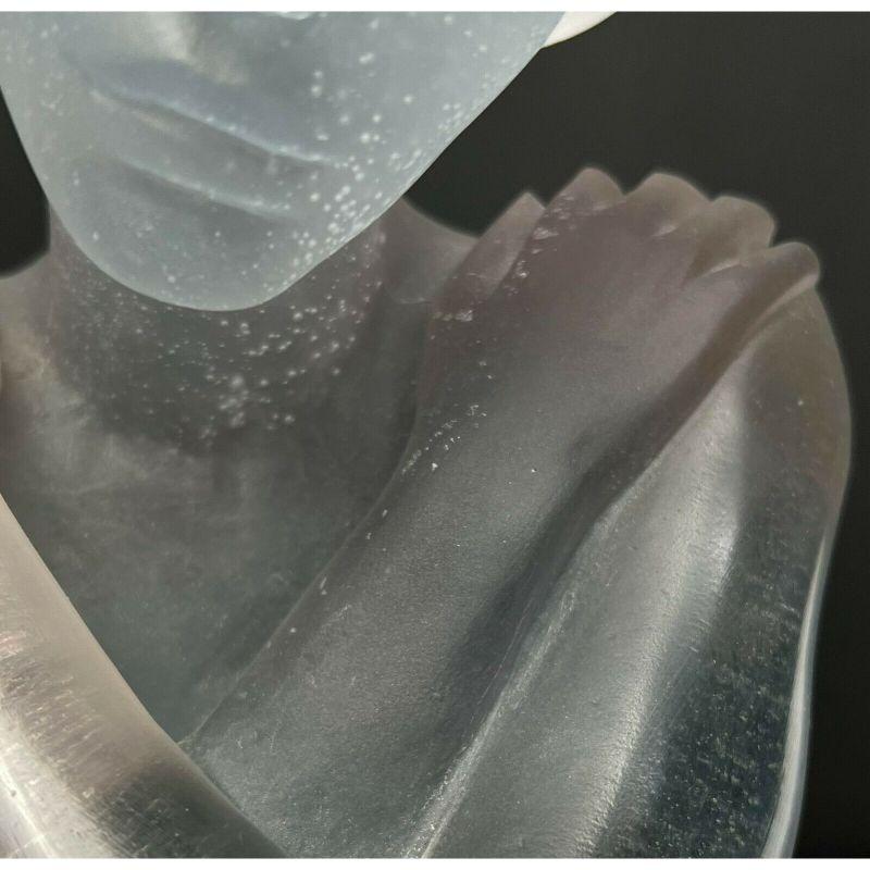 Sculpture en verre d'art Pte de Verre Eurydice Deville Chabrolle de Daum France 5