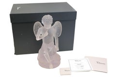 Daum France Pate De Verre Cupidon Sculpture, Limited Edition of 375 Original Box