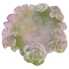 Porte-objet - Sculpture - bol - fabrication Daum France en pâte de verre Porte-objet - Sculpture - bol - fabrication Daum France en pâte de verre