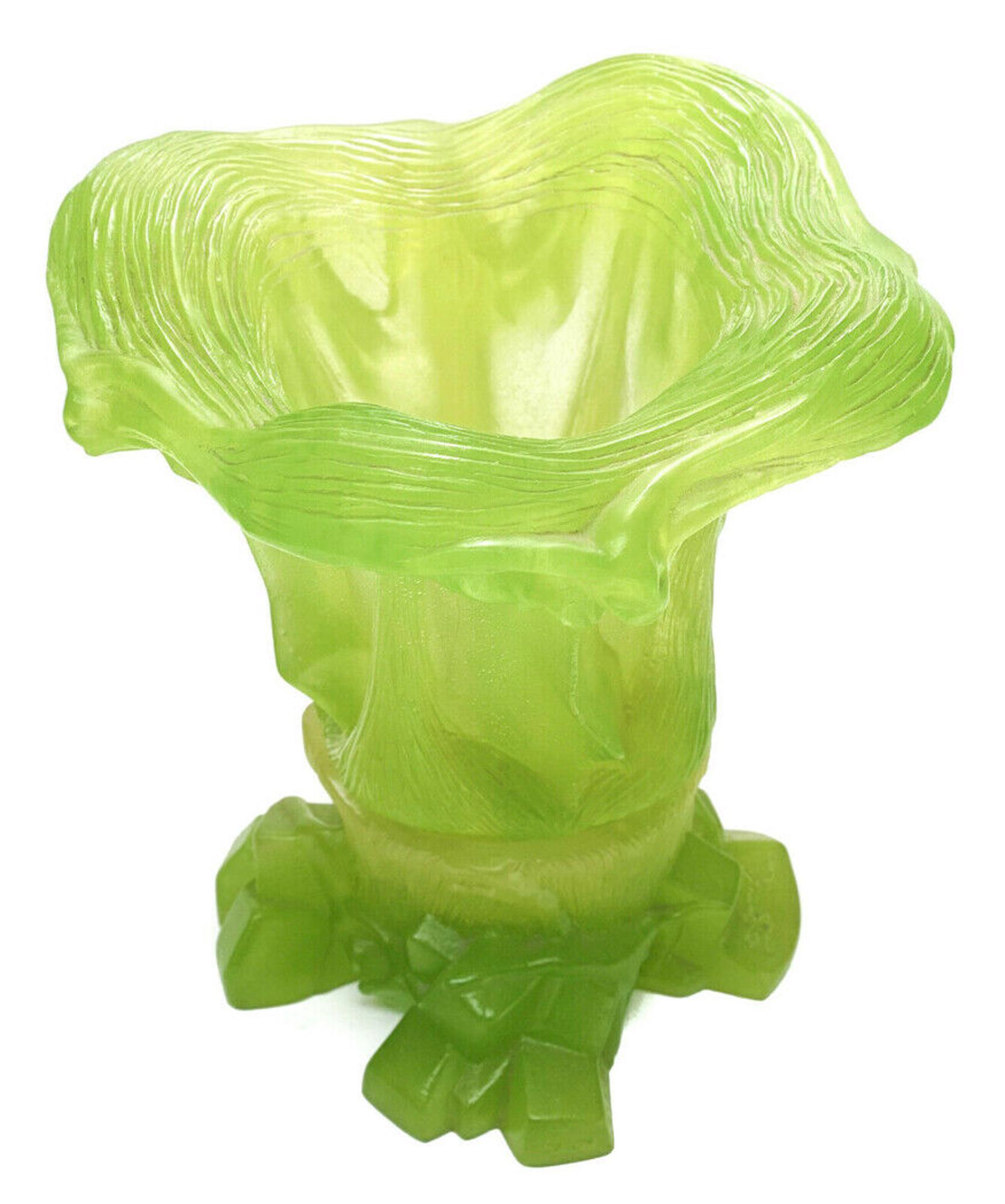 Daum France Pate De Verre Vert D'Espagne - Édition limitée de Salvador Dali en vente 1